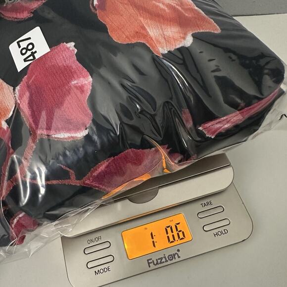 Vtg American Angel Dress Womens 3X Black Floral Maxi Flowy Gauzy Semi Sheer 90s - Picture 13 of 16